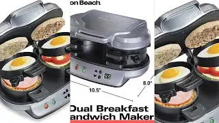 Hamilton Beach Dual Breakfast Sandwich Maker with Timer | Smart Gadgets 2021 #shorts
