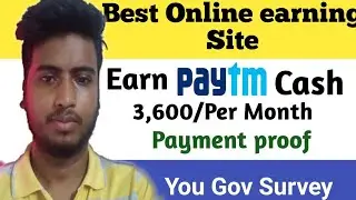 YouGov/How to earn Money online/ best survey site yougov/wfh best earning site/part time jobs 2020