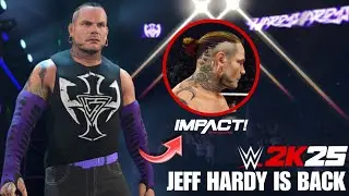 WWE2K25 Jeff Hardy TNA Entrance w/Theme ,Commentary & Gfx Pack | WWE 2K25 TNA DLC PACK ?