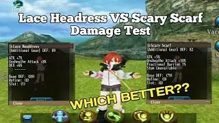 Toram Online - New Add Lace Headress Vs Scary Scarf Damage Test | Fight Garnache Bitter Lv.200