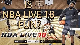 NBA LIVE 18 - I MADE A DEMIGOD!! IS IT BETTER THAN 2K??