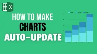 How to Make Charts Auto Update in Excel || Excel Tips