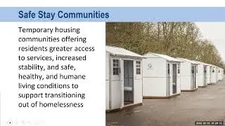 Safe Stay Community 2 Information Session