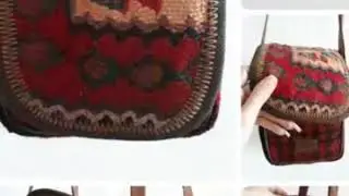 Persian Kilim Carpet Bag