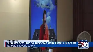 Man accused of shooting 4 people over the weekend pleads not guilty in court