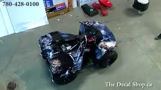 The Decal Shop wraps our Arctic Cat VLX 700