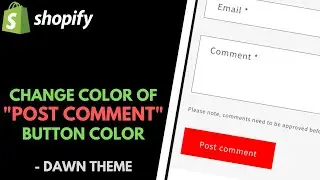 Shopify Dawn Theme: How to Change Color of 