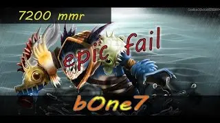 Dota 2 - bOne7 7200MMR Plays Slark - epic fail