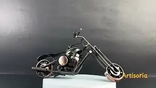 Miniature Cruiser Bike Metal Showpiece | Artisoria