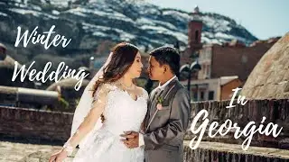 Winter Wedding In Caucasus Mountain of Georgia