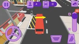 Blocky High School Bus Driver - Android Gameplay HD