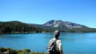 Paulina Lake loop hike - Newberry National Volcanic Monument Central  Oregon
