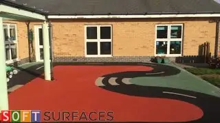 Nursery School Wetpour Surfacing Repair in Portsmouth, Hampshire | Wetpour Repair