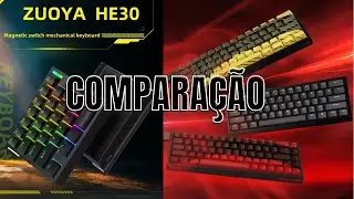 Compara&ccedil;&atilde;o desses dois &oacute;timos teclados Magn&eacute;ticos - HE30 - Madlions mad 60/68he
