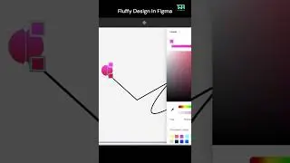Learn How to make fluffy brush in Figma | How to create Fluffy Brush in Illustrator 🖌#shorts #figma