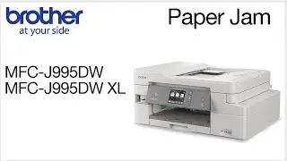 MFCJ995DW Clearing paper Jam errors