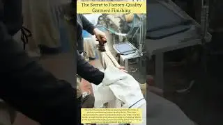 The Secret to Factory-Quality Garment Finishing#handmade