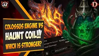 Damage TEST - Colossus Engine Vs Haunt Coil | Interesting Result! | Diablo Immortal