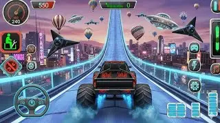 Monster Truck Mega Ramp Impossible Driver - 4x4 Ultimate Car Stunts GT Racing- Android GamePlay 2026