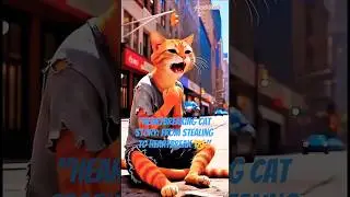 Heartbreaking Cat Story: From Stealing to Heartbreak 😿 #shorts #moviecats #catsmovie  #cat