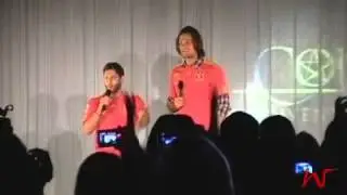 Rising Con - Jared & Jensen Sunday panel - Dancing + Yee-haw
