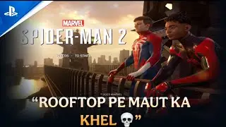 Spider-Man 2 PS5 Gameplay 🔥 Night City Chase Mission | Web Grabber Fight | 
