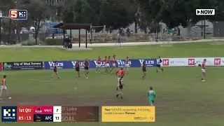 Adelaide's Luke Nankervis dodges & kicks ripping checkside - Rd 14 Hostplus SANFL Snapshot