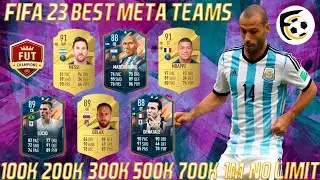FIFA 23 BEST META ULTIMATE TEAMS! FIFA 23 100K 200K 300K 500K 700K 1M SQUAD BUILDER WITH AI! #1