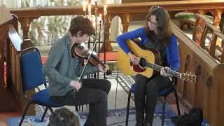 Ryan Young with Jenn Butterworth at Baltimore Fiddle Fair 2018