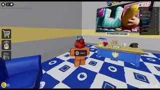 Playing BARRY'S PRISON RUN! to get the Dog Man limited edition item on Roblox stop copyrighting me