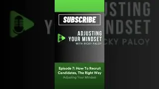 Adjusting Your Mindset Podcast Episode 7 - Out Now! Link in Description.