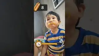 #မုန့်စားပြိုင်မယ် #baby #cutebaby #funny