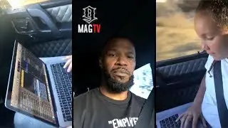 Jamie Foxx Daughter Annalise Makes Fire Beats In The Car!🔥🎹