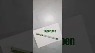 Handmade paper Pen Eco-friendly idea🌿#pen#paper #paperart