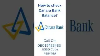 How to check Canara Bank Balance?