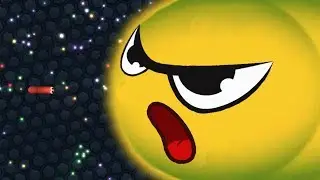 Slither.io 1 Tiny Troll Snake vs Giant Snakes Epic Slitherio Gameplay!