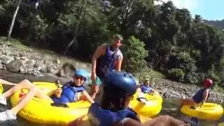 Layou River Tubing Dominica - Jan 7th 2015