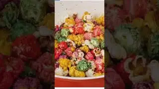 colorful popcorn/colored   popcorn/foodilicious