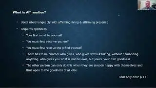 03/06/25 SD Formation - Bernhard Streisselberger on Conrad Baars and the Immanuel Method