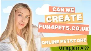 Building an online pet shop using only Ai