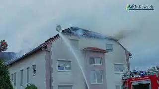 Germersheim - Brand in Mehrfamilienhaus