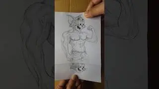 Draw Tom cat in Real Life