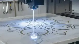 Water Jet Cutting Design Process | Full Factory Video | Satisfying Marble Art 😱