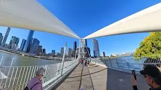 South Bank and Neville Bonner bridge in Brisbane