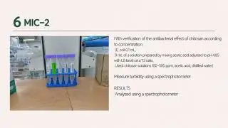 Verification of antibacterial effect of Chitosan (Incheon Academy of Science and Art)