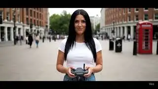 London drone view - Copyright Free Drone camera footage 