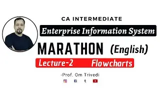 EIS Marathon English | Lecture-2 Flowcharts | CA Inter Nov-20 | Prof. Om Trivedi