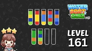 Water Sort Quiz Level 161 Solution Walkthrough 🧪