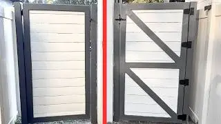 Как сделать деревянные ворота для забора своими руками (пошаговая инструкция для начинающих)