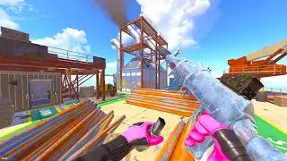 Solo Player Takes Over Oil Rig - Rust